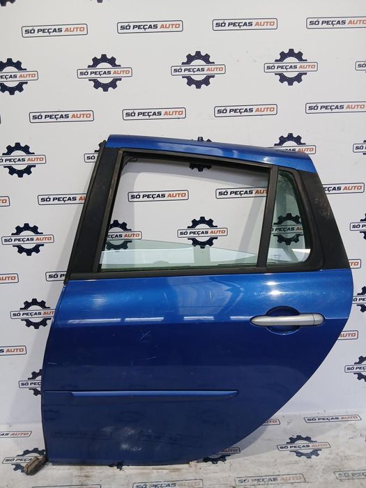 PORTA TRASEIRA ESQUERDA AZUL RENAULT CLIO 3 GRANDTOUR 1.6 16V 2007-201