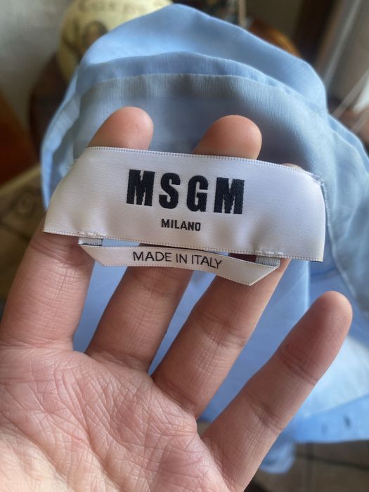 Polprzezroczysta koszula  marki MSGM