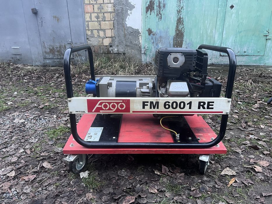 Генератор бензиновий Fogo FM 6001 RE 5,6кВт