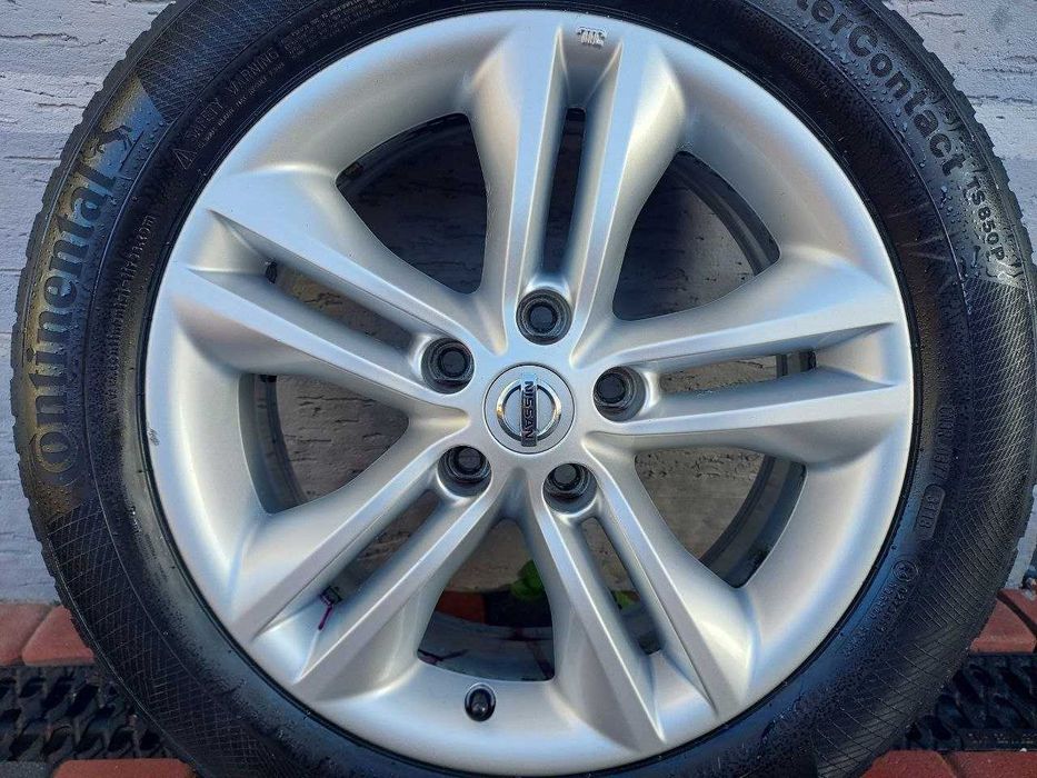 Оригінальні диски R17 Nissan Qashqai Teana + зимова гума Continental