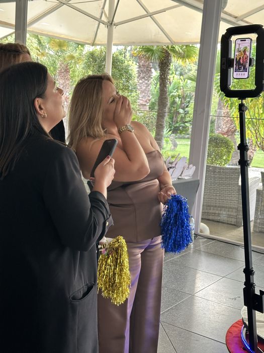 Vídeobooth 360, Photo Booth e Áudio Guest Book