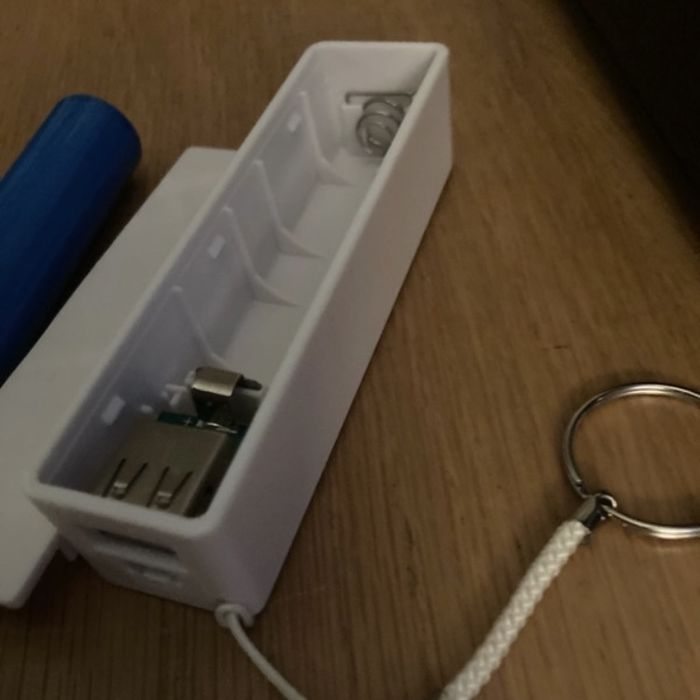 Caixa de powerbank usb 18650