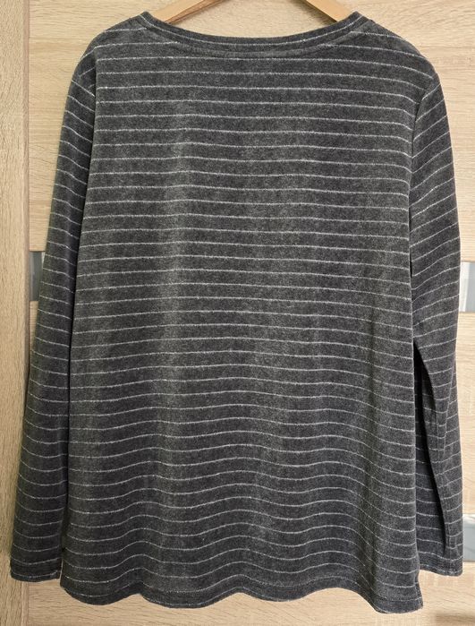 Bluzka welur szara 48 / 50 grubsza