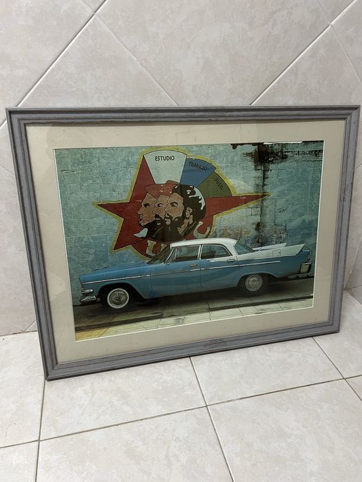 Quadro/estampagem carro anos 40