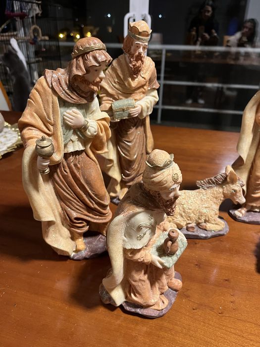 Figuras de presepio 30cm altura, antigo