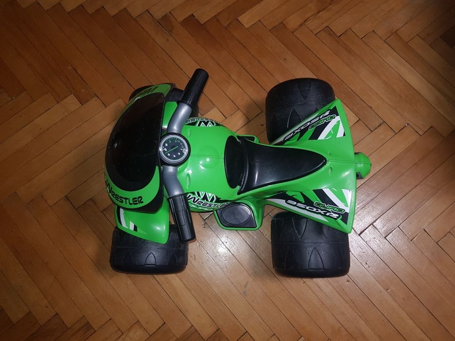 Quad akumulatorowy injusa 6V zielony dla dzieci