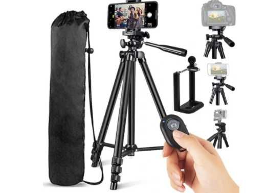 STATYW FOTOGRAFICZNY na aparat telefon 4 w 1