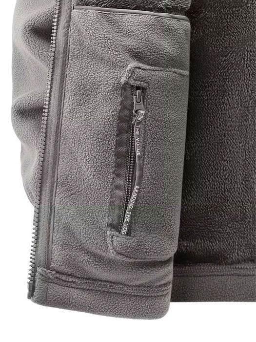 Тепла флісова кофта з капюшоном XL XXL