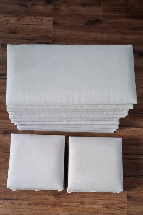 Panele tapicerowane Szare zestaw