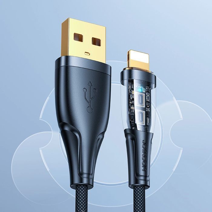 Joyroom kabel z inteligentnym wyłącznikiem USB-A - Lightning 2.4A 1.2m
