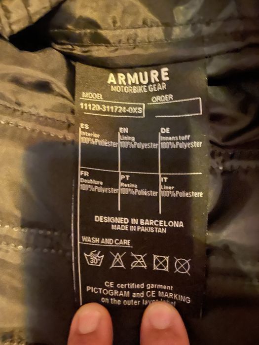 Casaco Mota Impermeavel Armure Tam S Novo