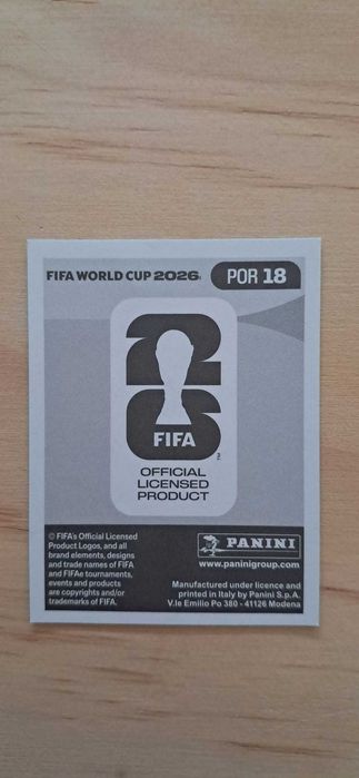 Cromo futebol de Gonçalo Ramos(Mundial 2026)da Panini