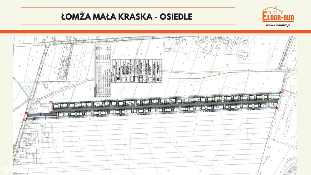 Działka inwestycyjna pod zabudowę jednorodzinną - Łomża, Mała Kraska