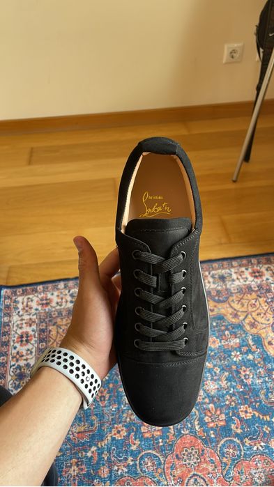 Tenis Louboutin Louis Junior preto