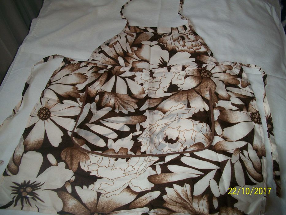 Фартук кухонный с  шелковой ткани