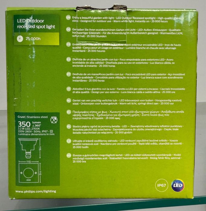 Lampa oprawa dogruntowa najazdowa Philips LED 3W 270lm