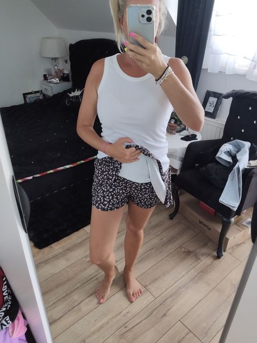 Shein spódnico spodenki roz L
