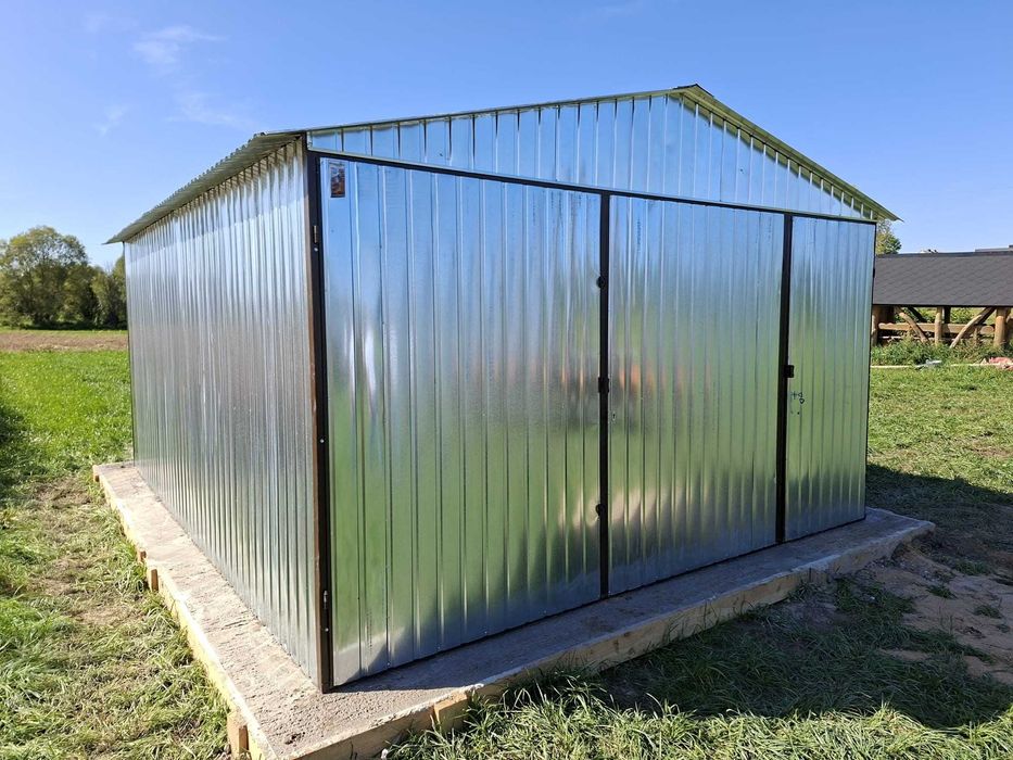 OKAZJA! Garaż Blaszak Wzmocniony 4x5 4x6 Garaże Blaszane Wzmocnione !