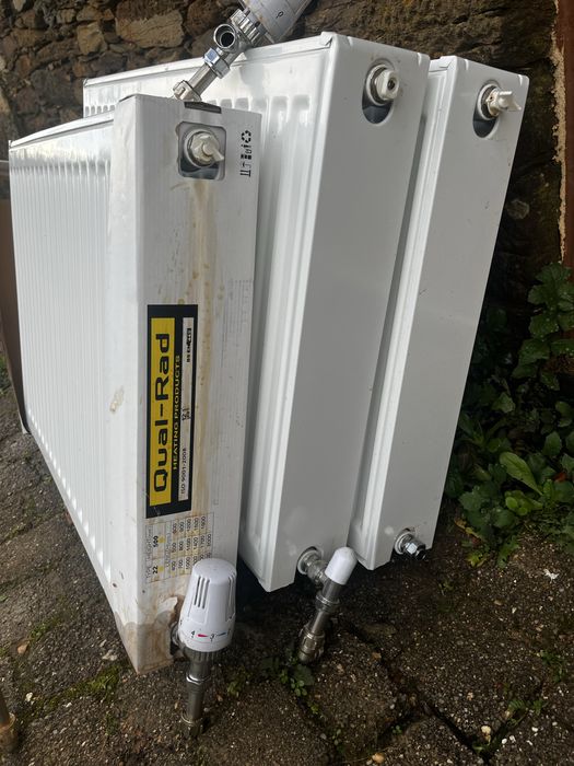 Radiadores para aquecimento central.