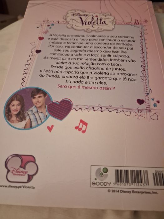 Livro Disney  Violeta(dois)