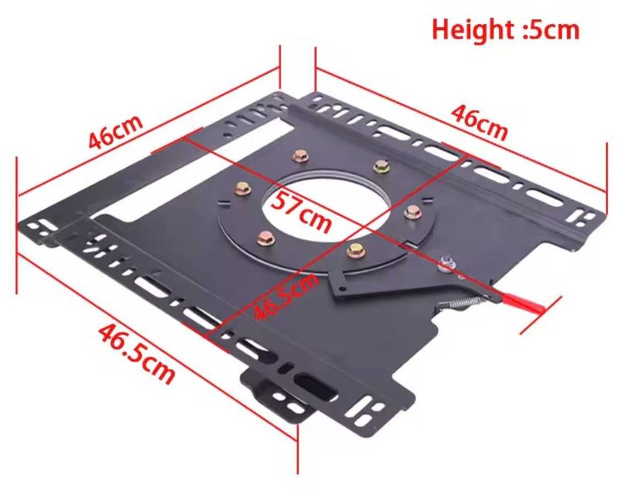 Base Giratória para Banco de Carrinha (Swivel Seat), Transporter T5 e T6, Sprinter – Nova, Nunca Usada!