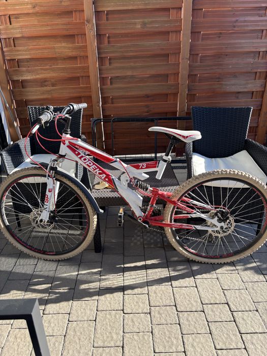 Rower MTB sprawny, hamulec przedni do regulacji