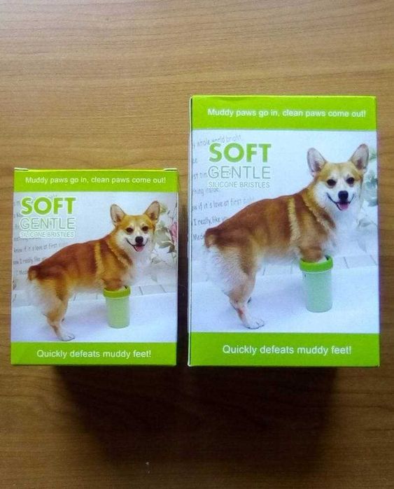 Лапомойка Soft Gentle Silicone Bristles 300-500 мл