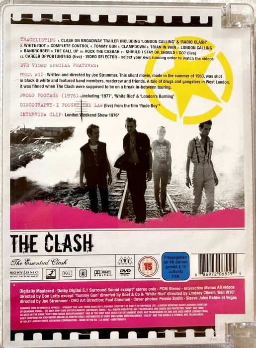 DVD The CLASH / Video-clip Collection