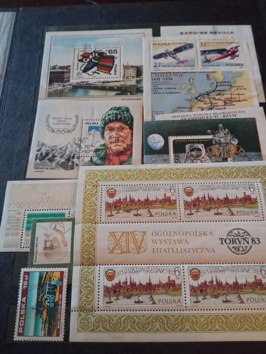 Klaser znaczki kolekcja polska