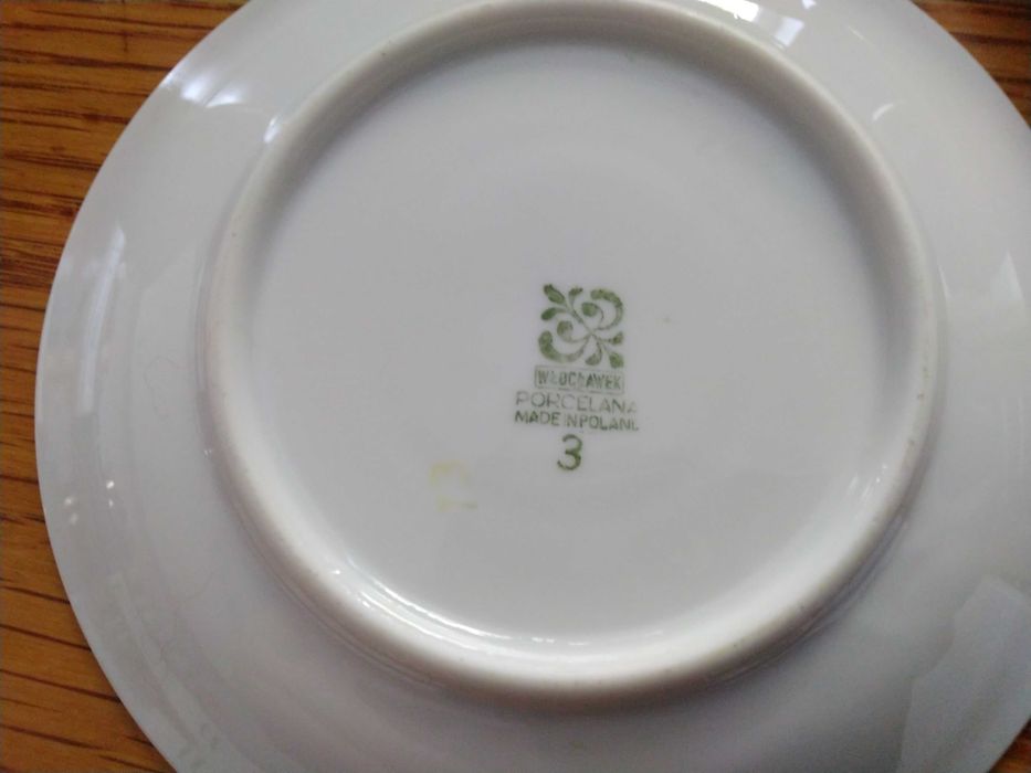 Serwis porcelanowy Włocławek lata 70-te XX wieku.
