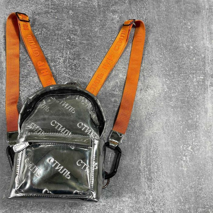 Оригинальный Рюкзак Heron Preston Metallic СТИЛЬ