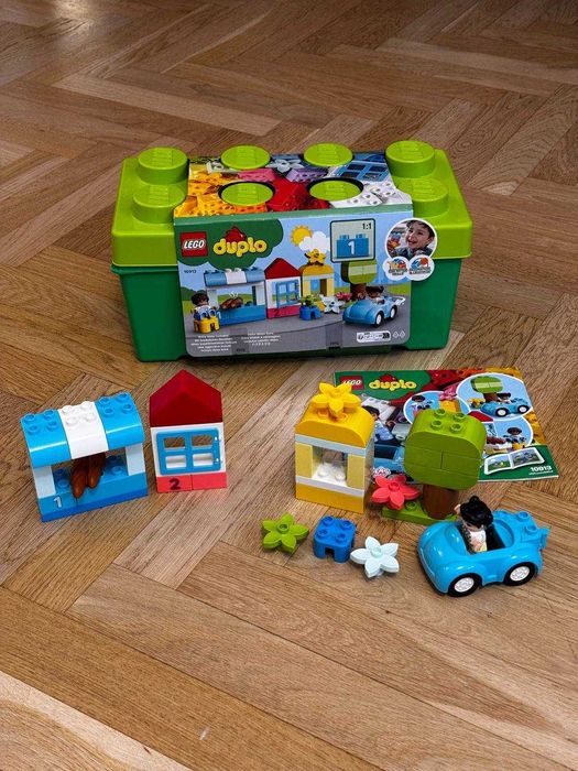 LEGO DUPLO 10913 Pudełko z klockami 65 el. + instrukcja, stan BDB
