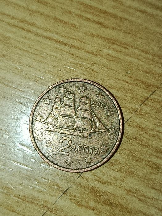 Moeda de 2 cent da Grecia 2004
