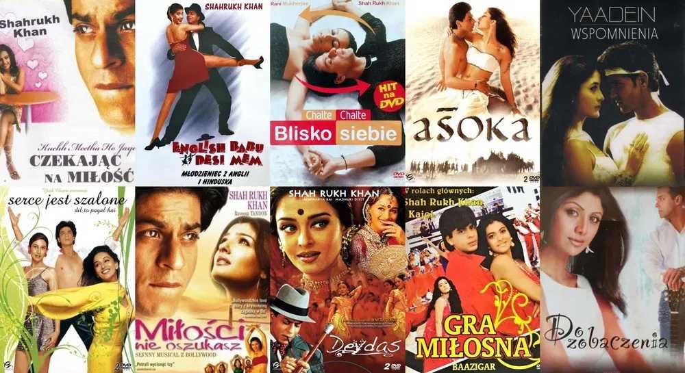 Filmy Bollywood o miłości Lektor DVD romans PL