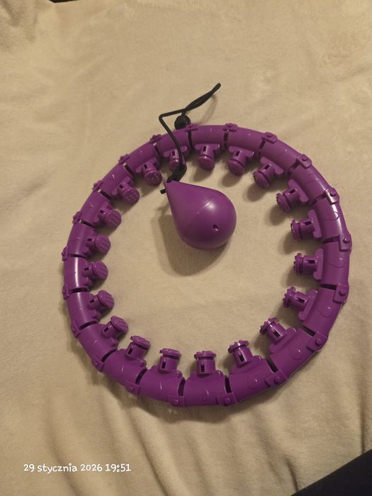 Hula hop z obciążnikiem