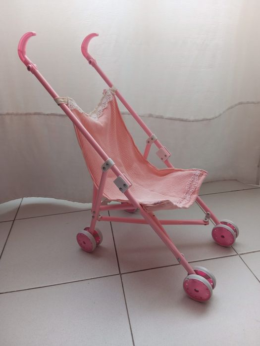 Brinquedos faz-de-conta: Carrinho rosa para boneca/bebé