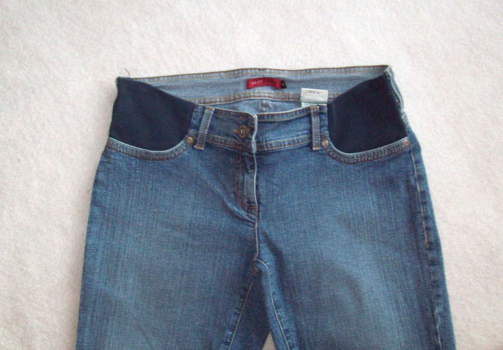 Джинси стрейч для вагітних, довжина 95 см.