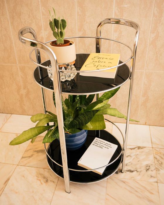 Bar Vintage em Metal cromado