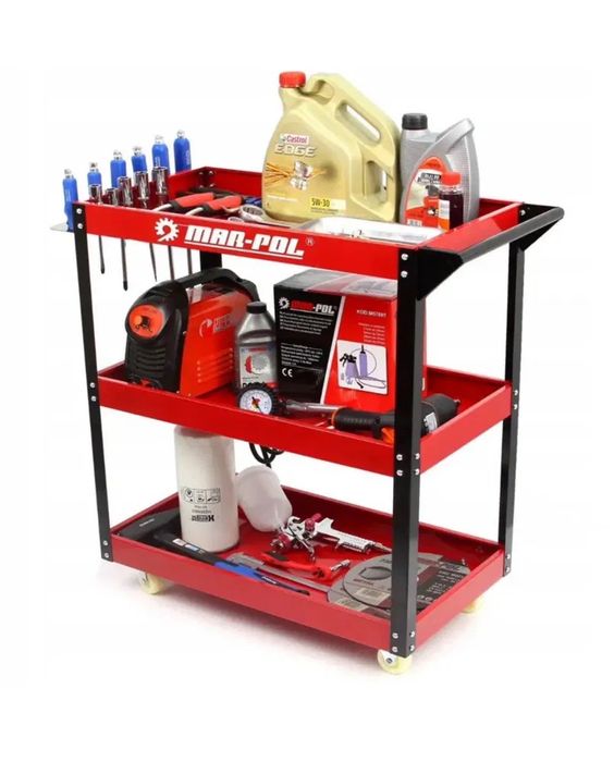 Професійний візок для інструменту на 3 полиці Тележка для инструмента