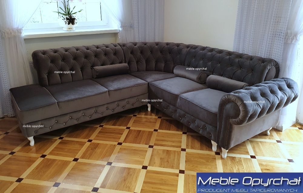 PRODUCENT!! NOWOŚĆ !! narożnik kryształki głebokie pikowanie NR77