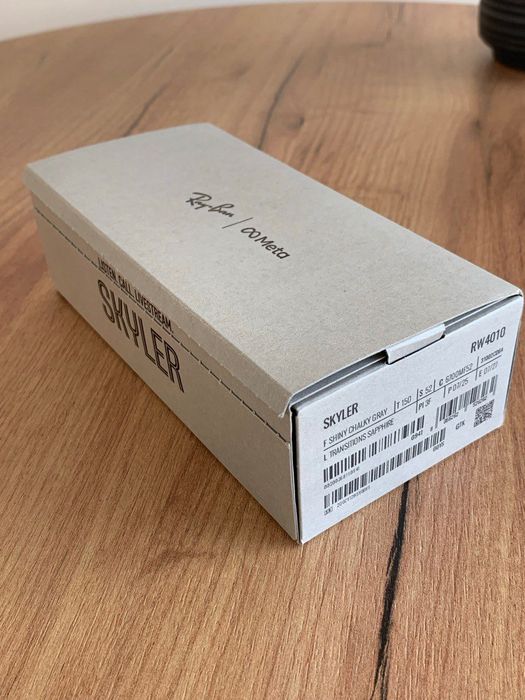 Окуляри Ray-Ban Meta Skyler Shiny Chalky Gray Transitions Sapphire