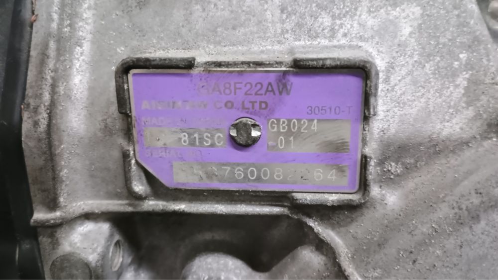 Aisin aw GA8 F22AW Коробка автомат АКПП БМВ Ф48 Х1 X-Drive Разборка