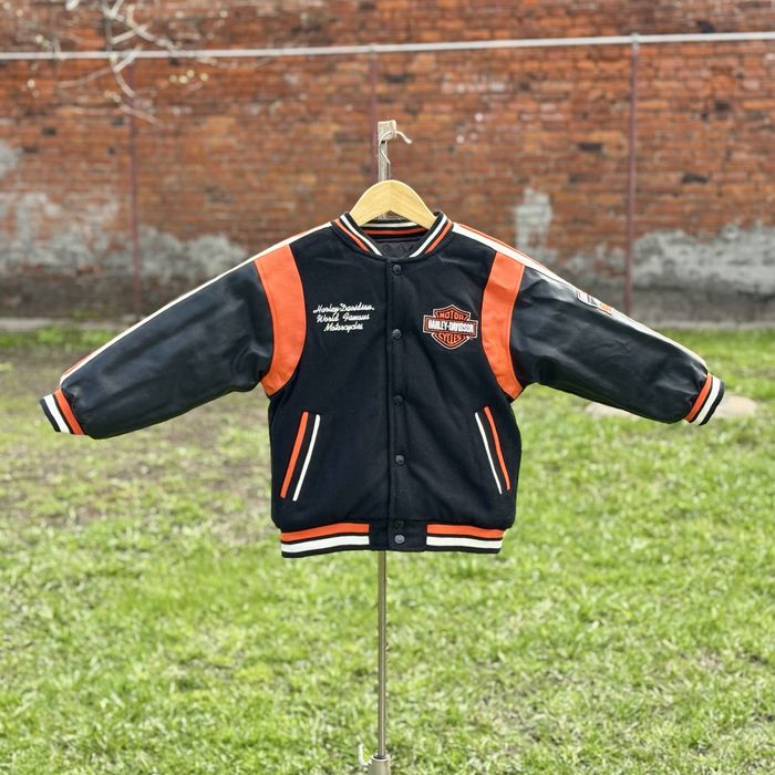 Harley-Davidson The Haddad Дитяча Двостороння Куртка-Бомбер Size 6