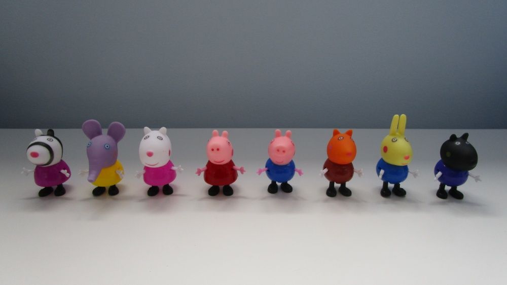 Avião da Porquinha Peppa c/ Papá Porquinho + 6 crianças à escolha NOVO