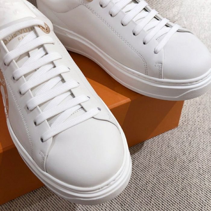 LV Louis Vuitton sneakersy adidasy snikersy trampki białe skórzane 38