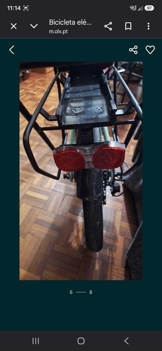 Bicicleta dobrável eletrica