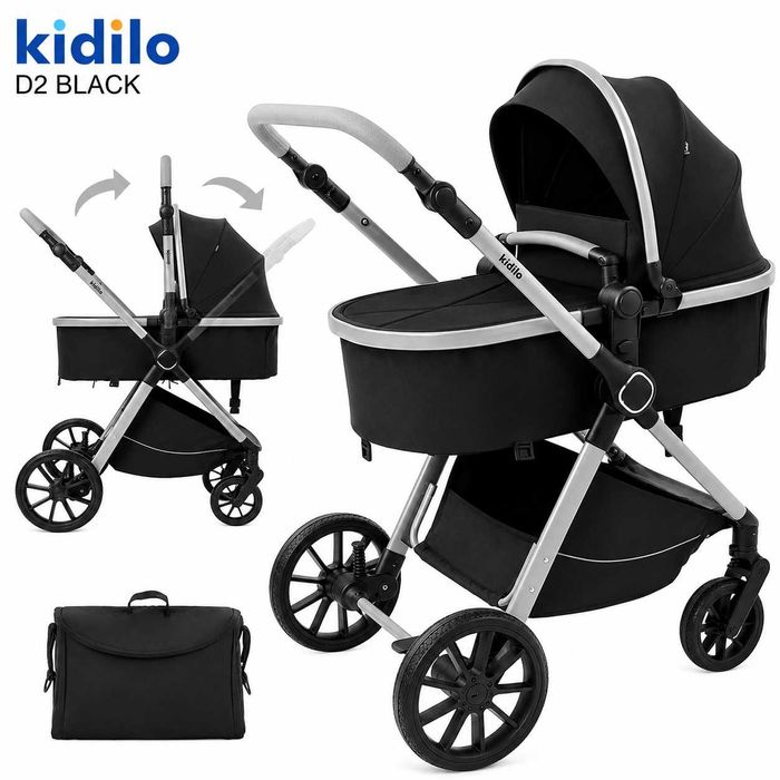 Нові дитячі коляски 2в1 Kidilo luxmom D2 / Від Магазину + Гарантія