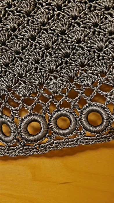 Bluzka pleciona, dziergana