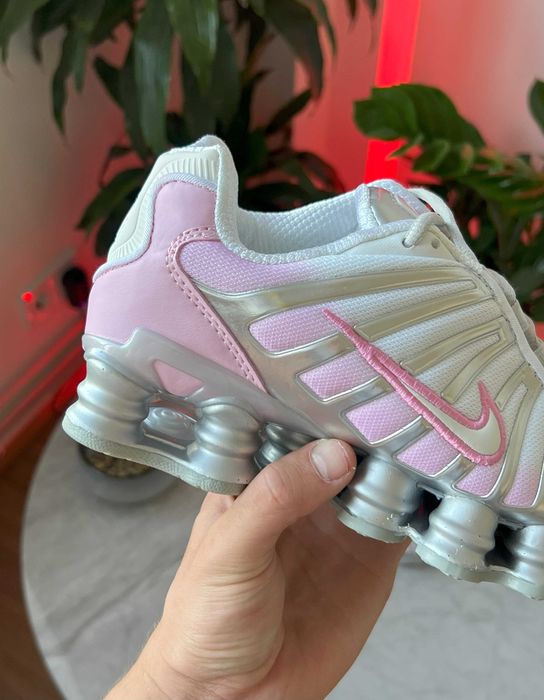 !АКЦІЯ! Nike WMNS Shox TL Pink White Silver 37 38 39 40 41