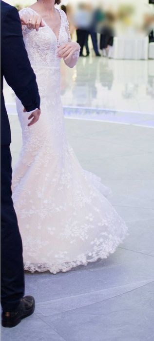 Suknia ślubna rybka koronkowa Agnes